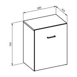 Garnero Arredamenti Scrivania 42-132cm ufficio moderna salvaspazio richiudibile chiaro Rocky Rovere Best