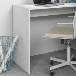 Garnero Arredamenti Scrivania 120/53cm ufficio salvaspazio moderna Jolie Bianco Opaco