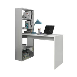 Garnero Arredamenti Scrivania 120/53cm ufficio salvaspazio moderna Jolie Bianco Opaco
