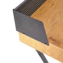 Garnero Arredamenti Scrivania consolle ingresso 110x51cm rovere nero metallo Toler Best