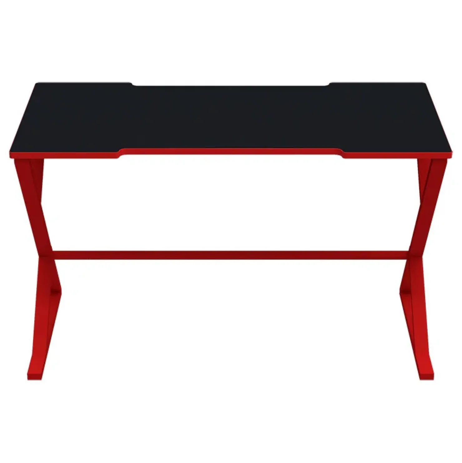 Garnero Arredamenti Scrivania gaming da gioco salvaspazio 119x72cm nero rossa Ernest