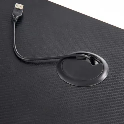 Garnero Arredamenti Scrivania gaming salvaspazio 100x60cm nero fucsia Agamennone Sale