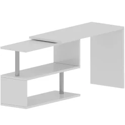 Garnero Arredamenti Scrivania girevole 65-120cm Havana Bianco Lucido Hot