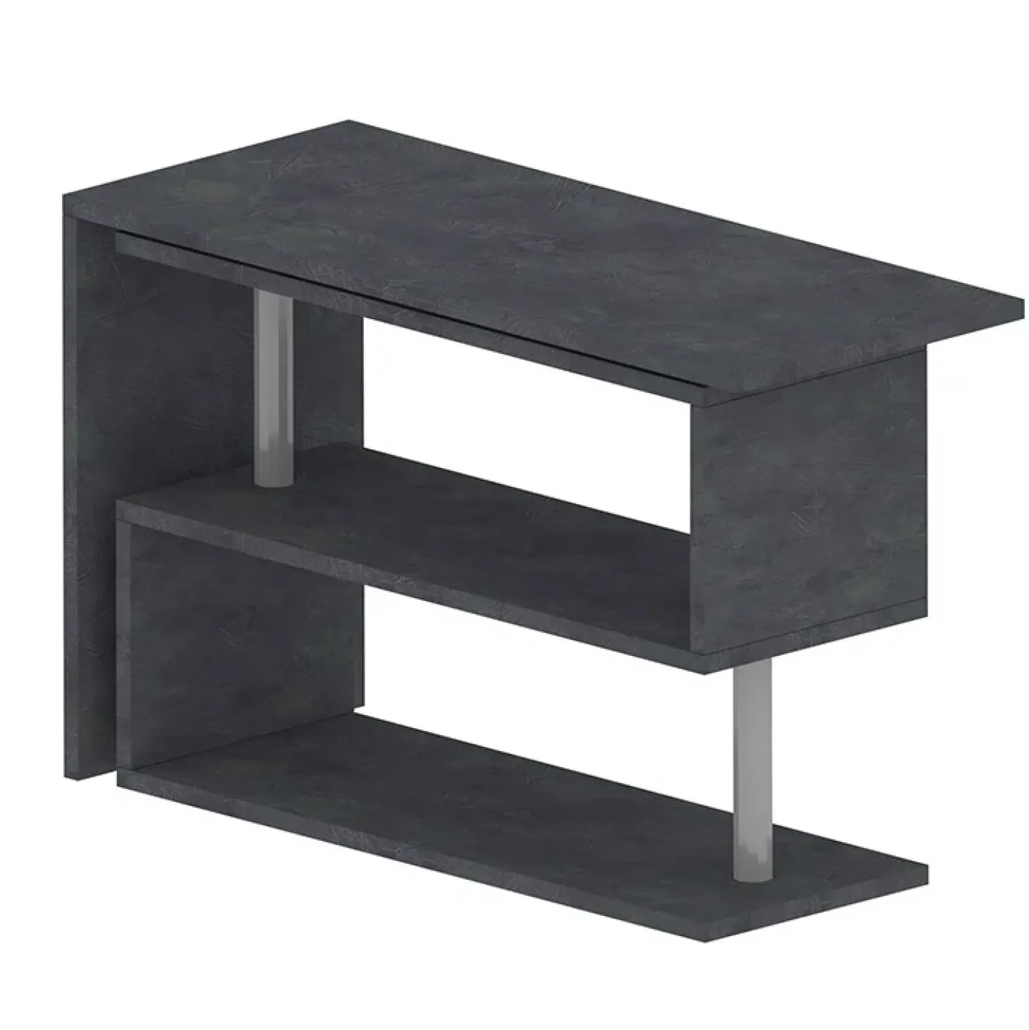 Garnero Arredamenti Scrivania girevole 65-120cm Havana Ossido Discount