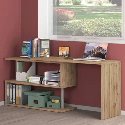 Garnero Arredamenti Scrivania girevole 65-120cm chiaro Havana Rovere Clearance