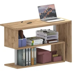 Garnero Arredamenti Scrivania girevole 65-120cm chiaro Havana Rovere Clearance