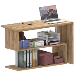 Garnero Arredamenti Scrivania girevole 65-120cm chiaro Havana Rovere Clearance