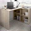 Garnero Arredamenti Scrivania ufficio angolare salvaspazio 121x96cm rovere Sunny