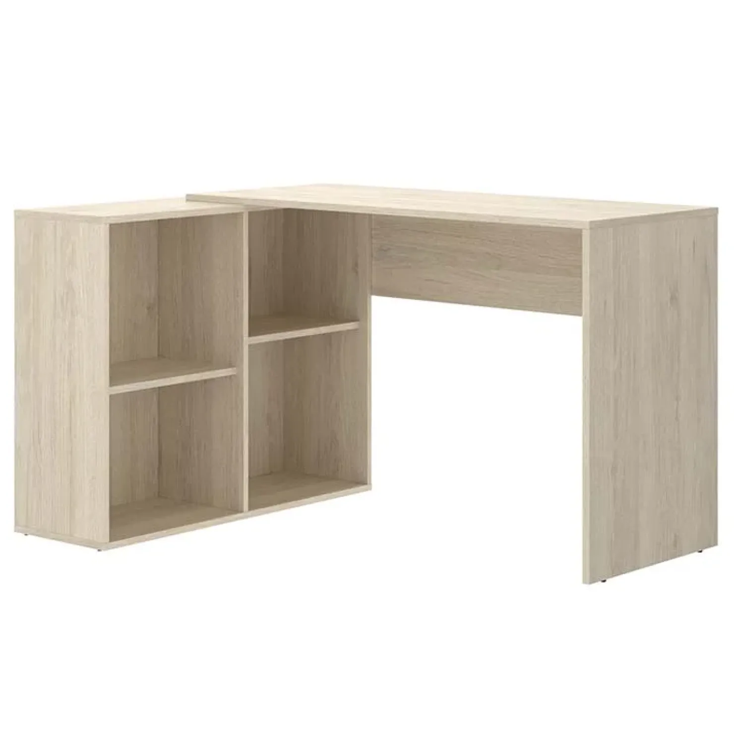 Garnero Arredamenti Scrivania ufficio angolare salvaspazio 121x96cm rovere Sunny