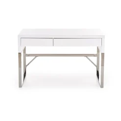 Garnero Arredamenti Scrivania ufficio con cassetti 120x76cm bianco laccato lucido Borbone Sale