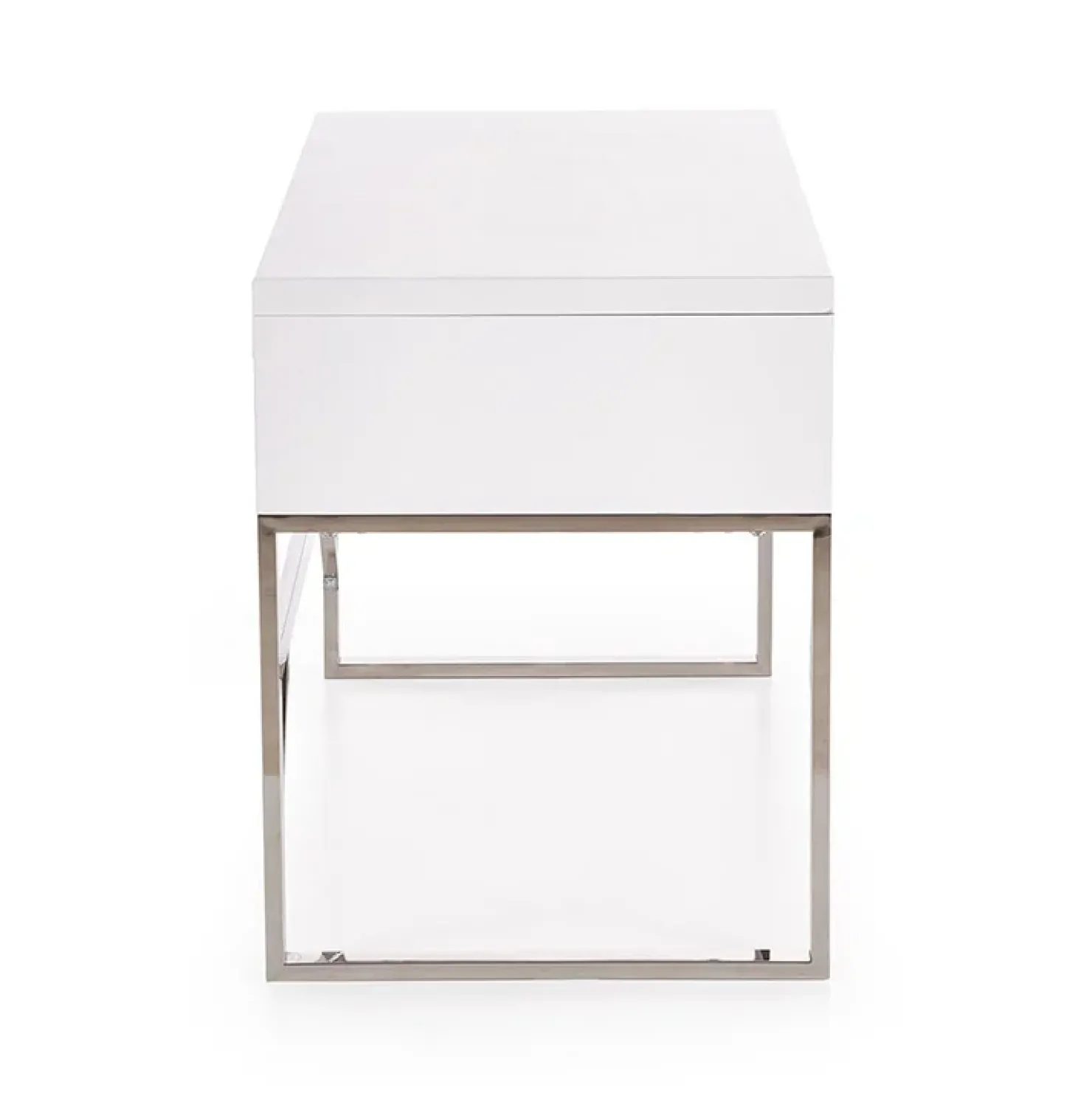 Garnero Arredamenti Scrivania ufficio con cassetti 120x76cm bianco laccato lucido Borbone Sale