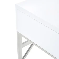 Garnero Arredamenti Scrivania ufficio con cassetti 120x76cm bianco laccato lucido Borbone Sale