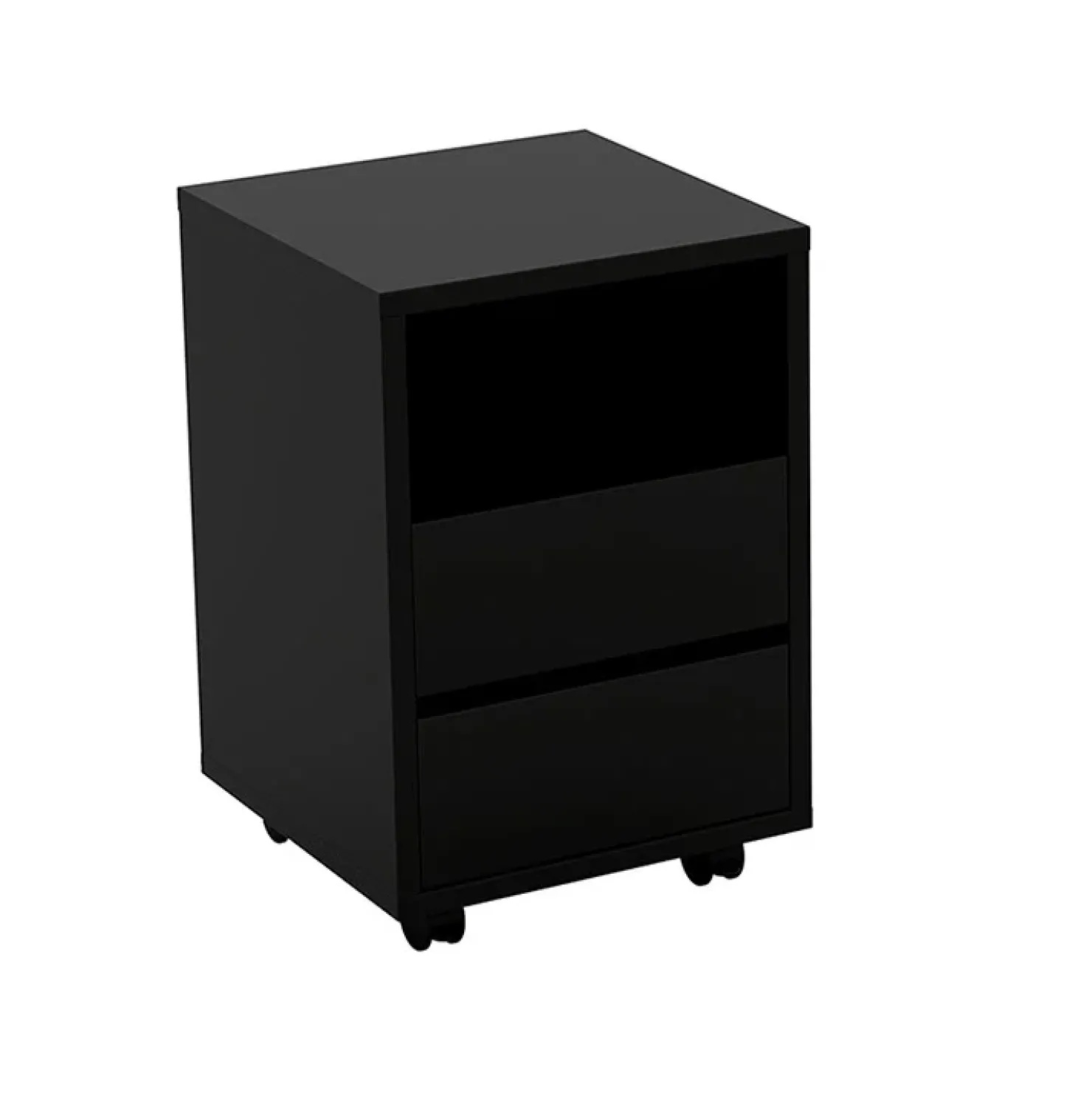 Garnero Arredamenti Scrivania ufficio moderna 130x50cm cassettiera rovere Callum Rovere - Nero opaco Online