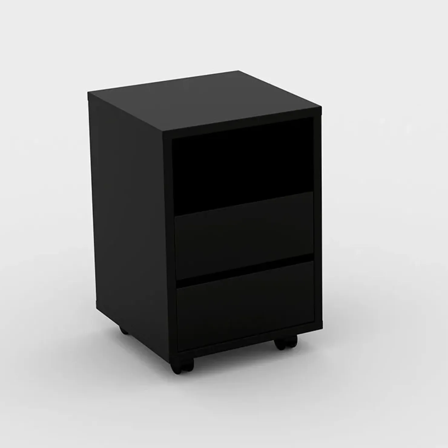 Garnero Arredamenti Scrivania ufficio moderna 130x50cm cassettiera rovere Callum Rovere - Nero opaco Online