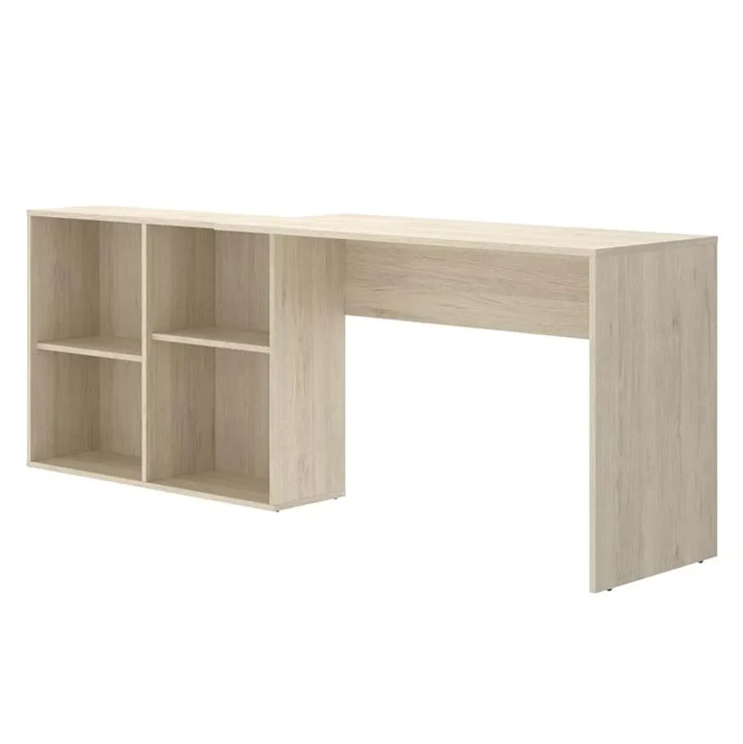 Garnero Arredamenti Scrivania ufficio salvaspazio moderna 193x50cm rovere Sunny New