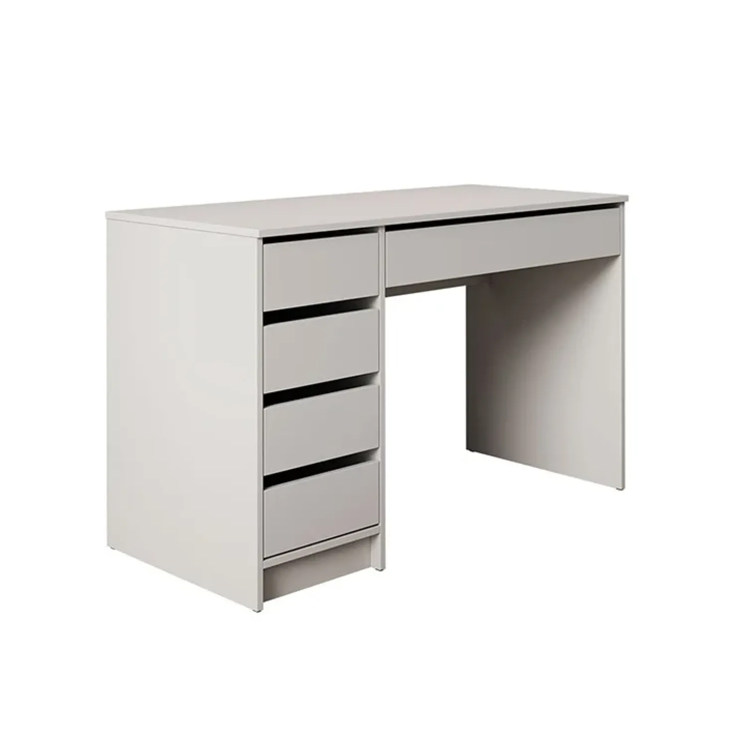 Garnero Arredamenti Scrivania ufficio 120x75cm 5 cassetti Blackpool Bianco Opaco Outlet