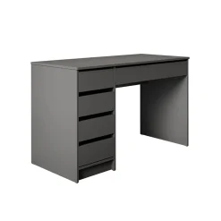 Garnero Arredamenti Scrivania ufficio 120x75cm 5 cassetti Blackpool Antracite Clearance