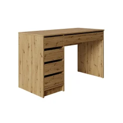 Garnero Arredamenti Scrivania ufficio 120x75cm 5 cassetti Blackpool Rovere Hot