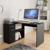 Garnero Arredamenti Scrivania ufficio 120x92cm angolare multiposizione nero Elisa