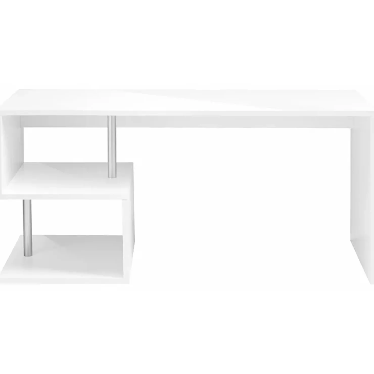 Garnero Arredamenti Scrivania ufficio 180x78cm ErgoDesk Bianco Lucido Best