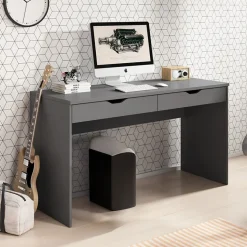 Garnero Arredamenti Scrivania ufficio 138x76cm con cassetti grigia Merlo Grigio Best