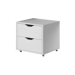 Garnero Arredamenti Scrivania ufficio 138x76cm con cassettiera bianca Merlo New