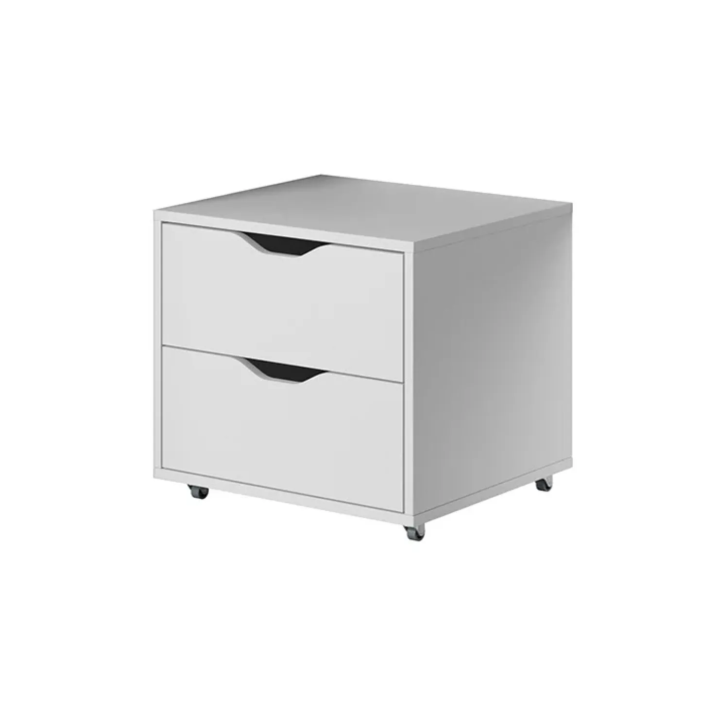 Garnero Arredamenti Scrivania ufficio 138x76cm con cassettiera bianca Merlo New