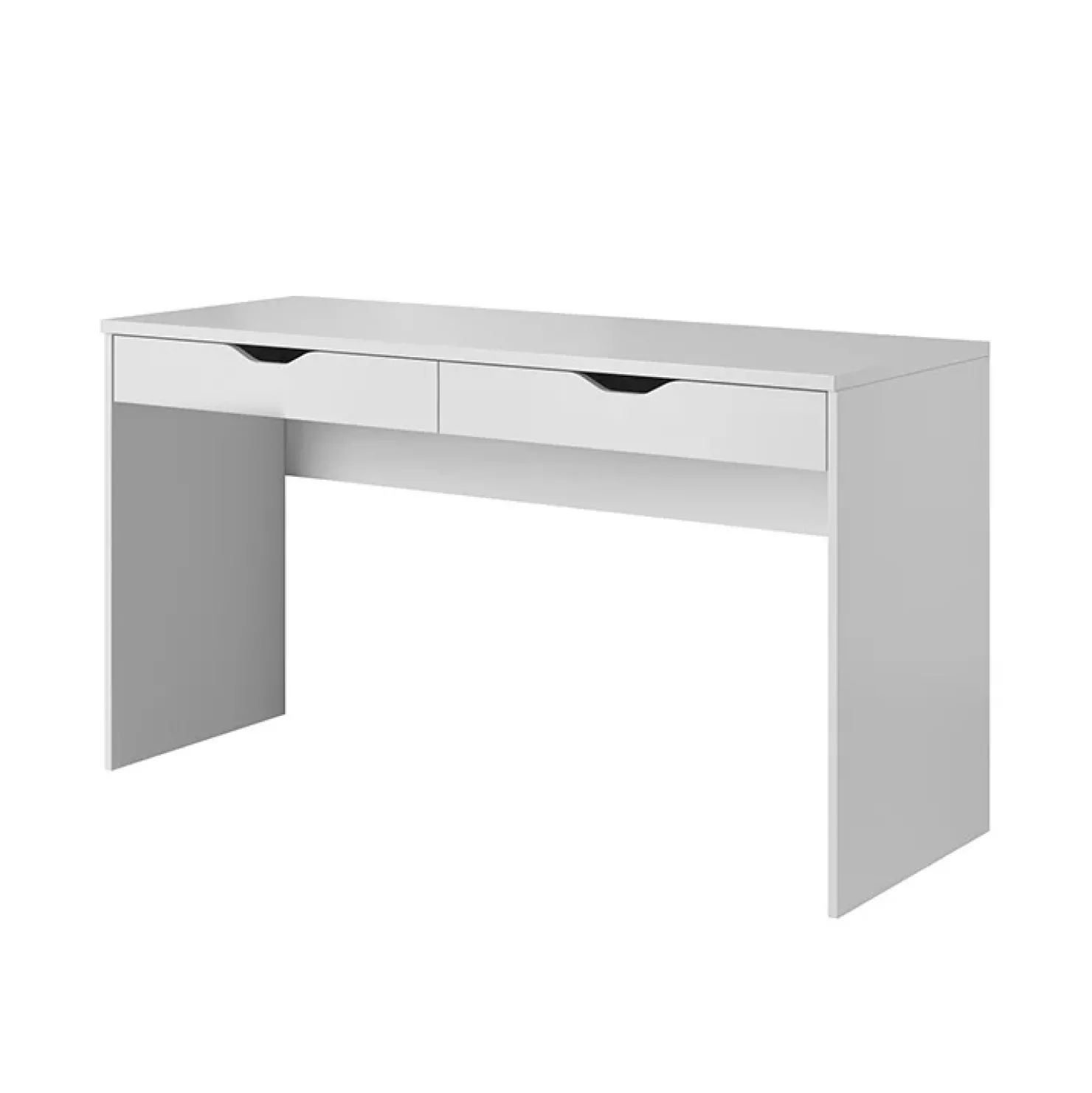 Garnero Arredamenti Scrivania ufficio 138x76cm con cassetti bianca Merlo Bianco Opaco Hot