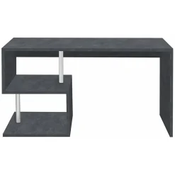 Garnero Arredamenti Scrivania ufficio 140x75cm ErgoDesk Nero Opaco Hot