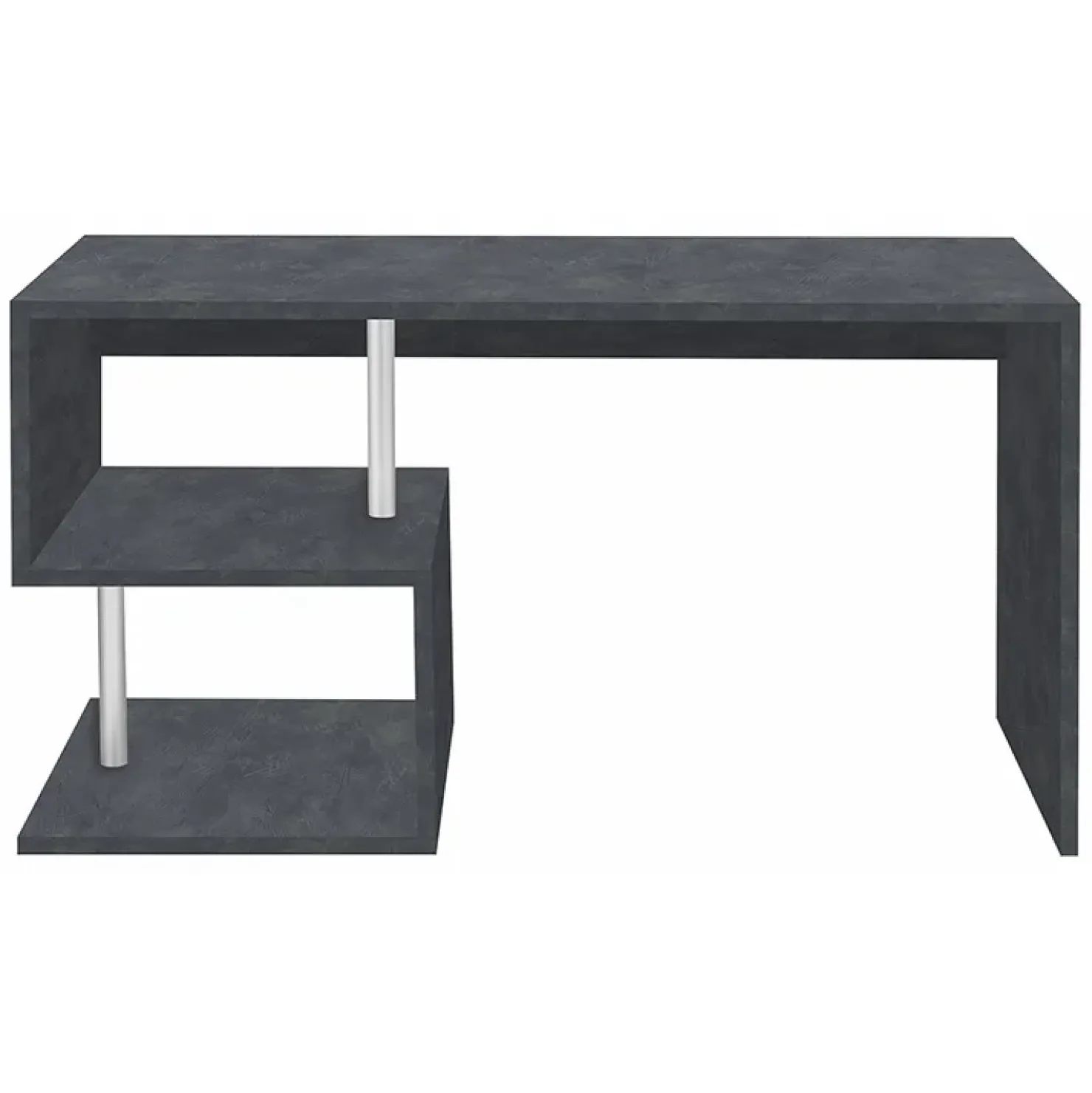 Garnero Arredamenti Scrivania ufficio 140x75cm ErgoDesk Nero Opaco Hot