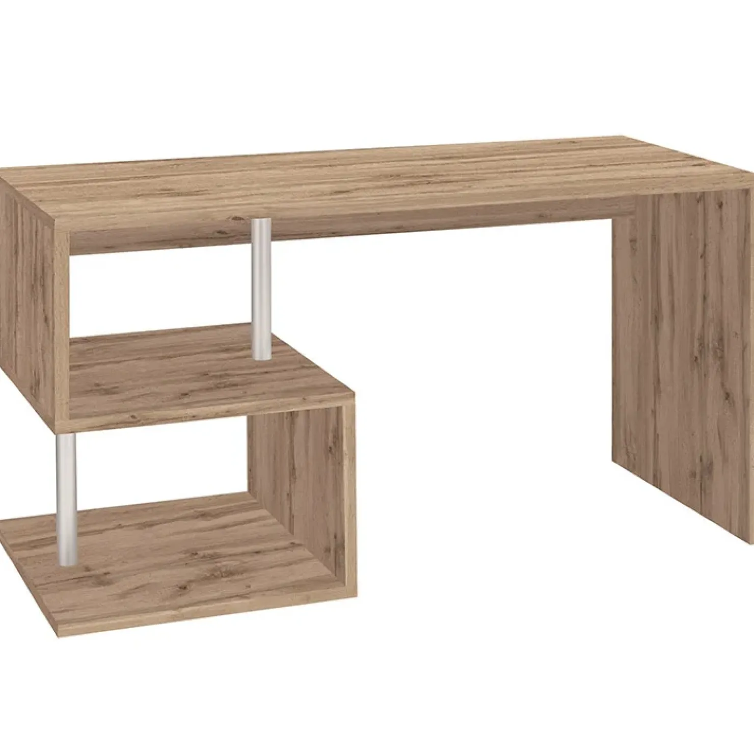 Garnero Arredamenti Scrivania ufficio 140x75cm ErgoDesk Rovere Outlet