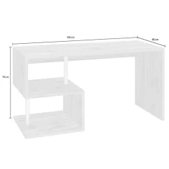 Garnero Arredamenti Scrivania ufficio 140x75cm ErgoDesk Rovere Outlet