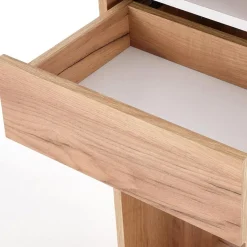 Garnero Arredamenti Scrivania ufficio 127x57cm rovere bianco lucido Aymon Gihome® Online