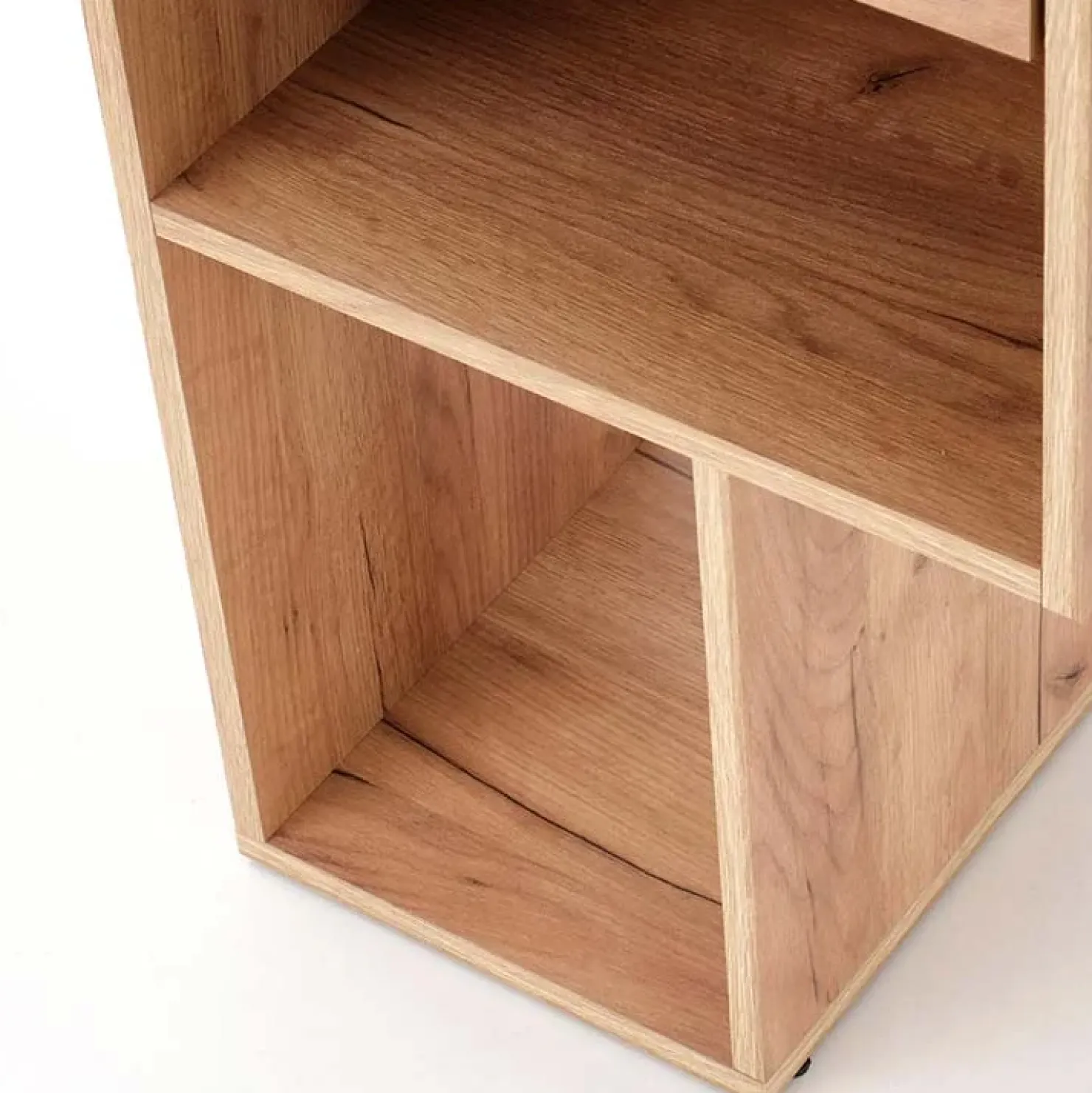 Garnero Arredamenti Scrivania ufficio 127x57cm rovere bianco lucido Aymon Gihome® Online