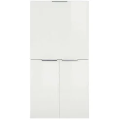Garnero Arredamenti Scrivania 70x35cm a scomparsa salvaspazio bianco lucido Pinko New