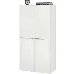 Garnero Arredamenti Scrivania 70x35cm a scomparsa salvaspazio bianco lucido Pinko New