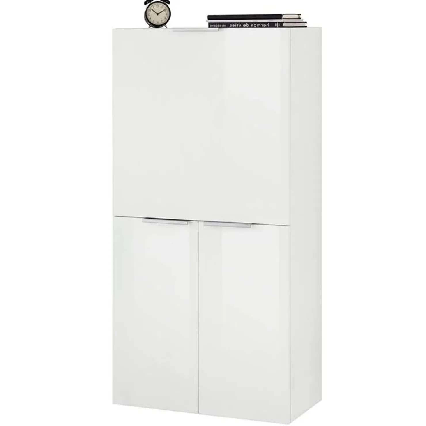 Garnero Arredamenti Scrivania 70x35cm a scomparsa salvaspazio bianco lucido Pinko New