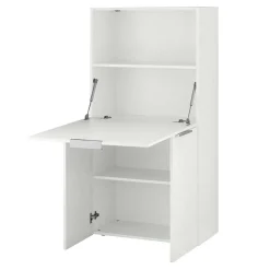 Garnero Arredamenti Scrivania 70x35cm a scomparsa salvaspazio bianco lucido Pinko New