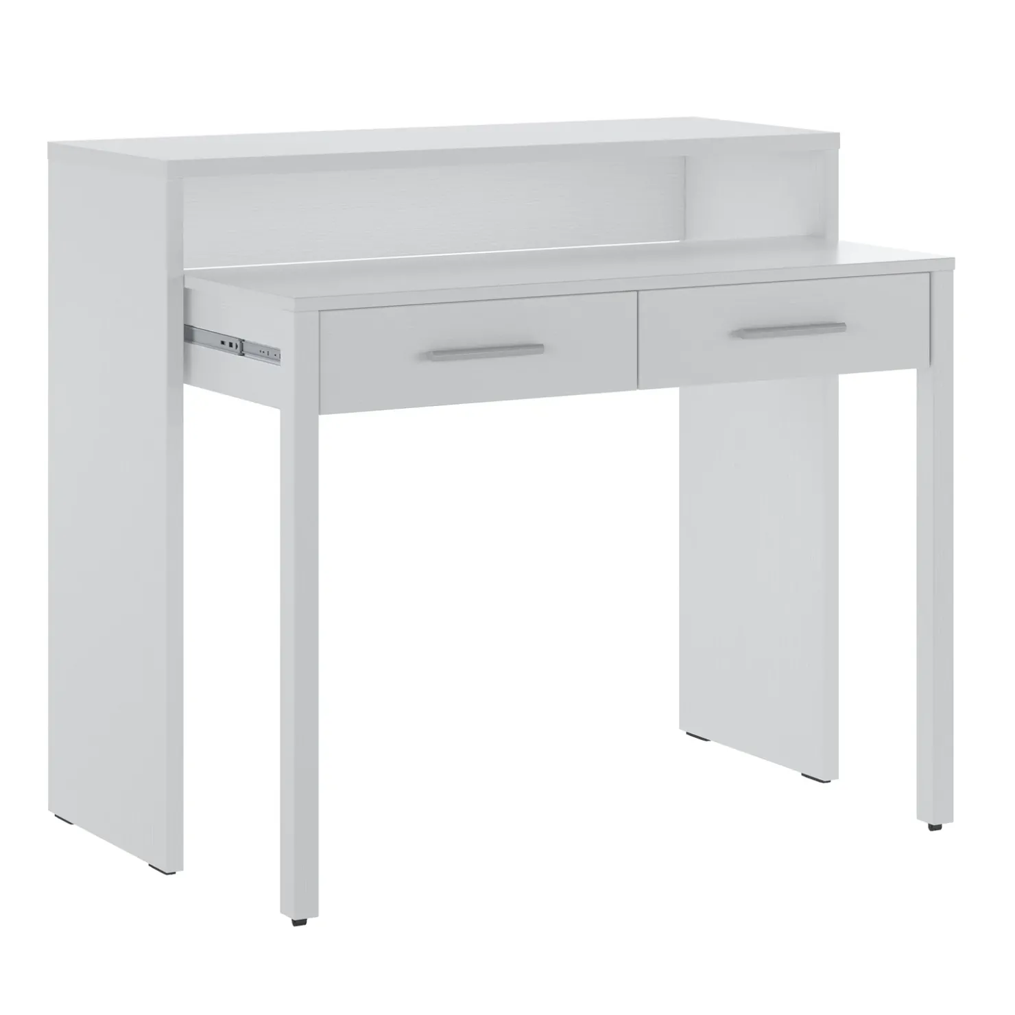 Garnero Arredamenti Scrivania 99x87cm consolle estraibile Maybelle Bianco Opaco Best