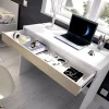 Garnero Arredamenti Scrivania 90x50cm legno bianco cassetto legno chiaro Xavi Online