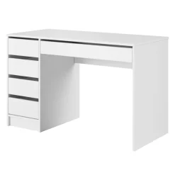 Garnero Arredamenti Scrivania 120x55cm moderna bianco opaco Eliana Gihome® Discount