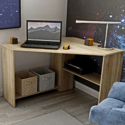 Garnero Arredamenti Scrivania 80x80cm ufficio angolare salvaspazio Norman Rovere Online