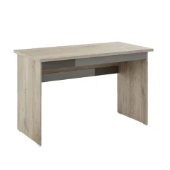 Garnero Arredamenti Scrivania 120x60cm ufficio moderna rovere antracite lucido Time N New