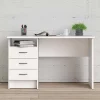 Garnero Arredamenti Scrivania 120x48cm ufficio salvaspazio moderna bianco opaco Office Online