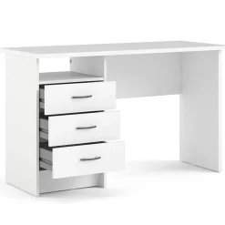 Garnero Arredamenti Scrivania 120x48cm ufficio salvaspazio moderna bianco opaco Office Online
