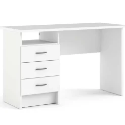 Garnero Arredamenti Scrivania 120x48cm ufficio salvaspazio moderna bianco opaco Office Online