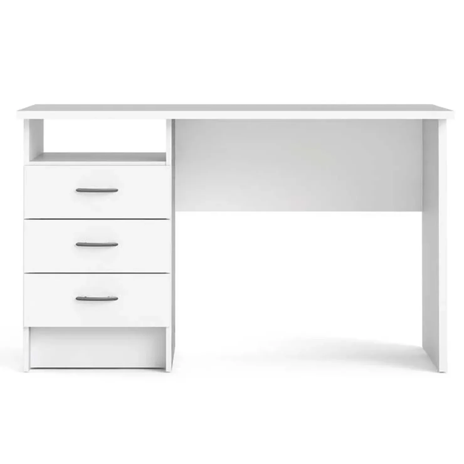 Garnero Arredamenti Scrivania 120x48cm ufficio salvaspazio moderna bianco opaco Office Online