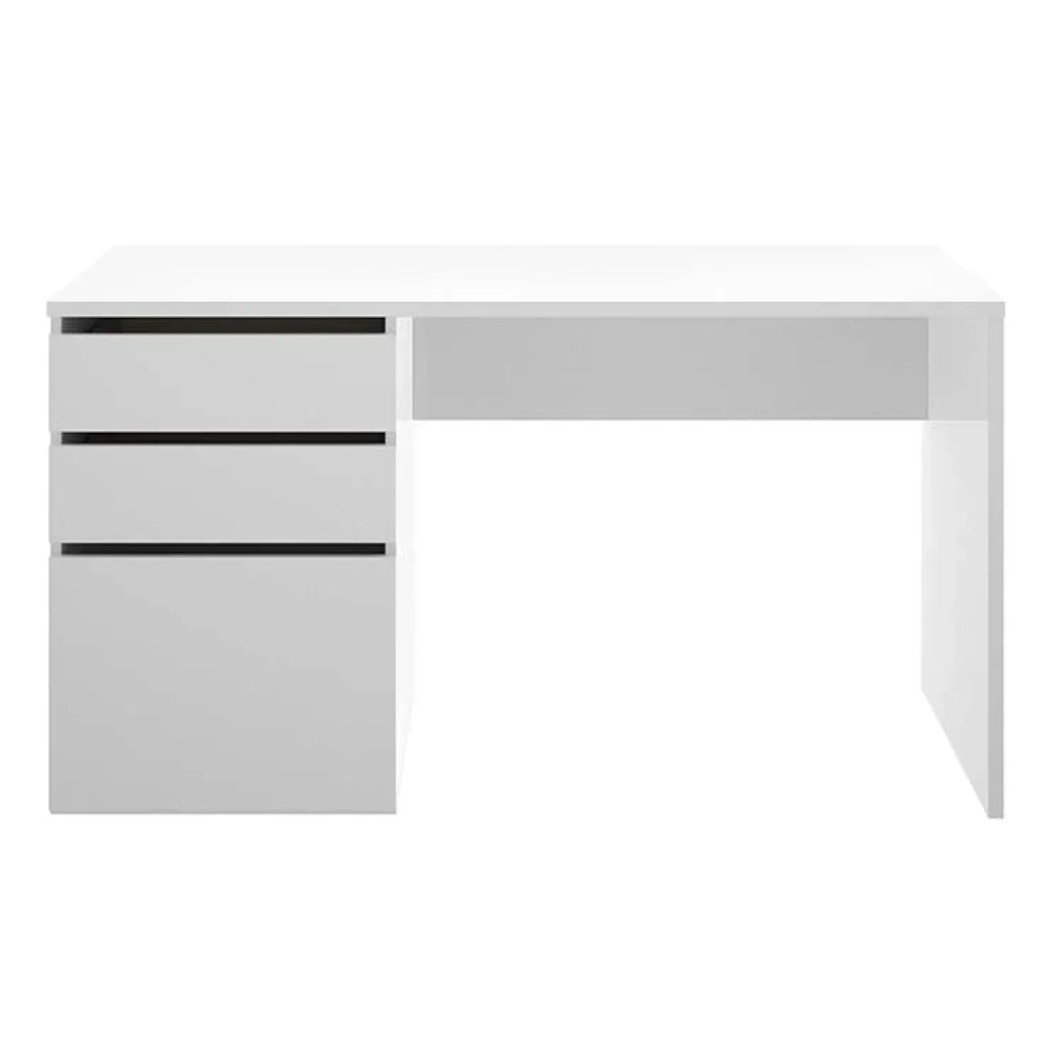 Garnero Arredamenti Scrivania 139x60cm ufficio salvaspazio moderna bianco Virgil Online