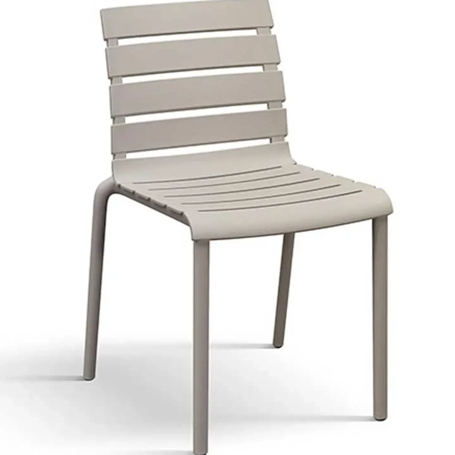 Garnero Arredamenti Sedia da giardino esterno bar dehors impilabile in polipropilene Cesca Beige Sale