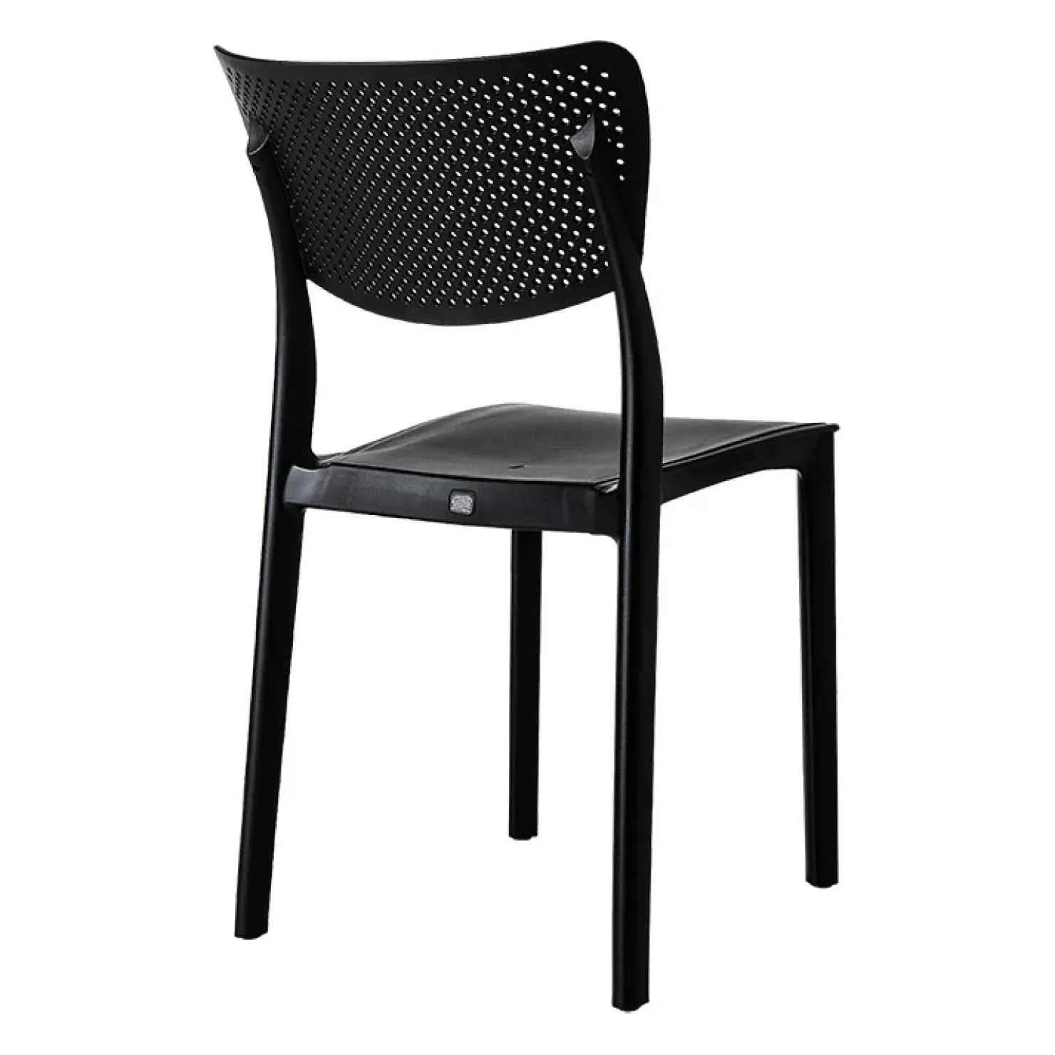 Garnero Arredamenti Sedia da giardino esterno bar dehors impilabile plastica Aura Nero Discount